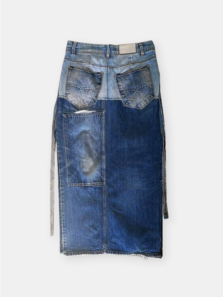 seefd jeans skirt long